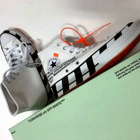 off white converse poshmark